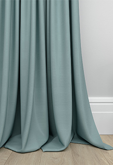 Shima Faux Silk, Azure - Made to Measure Curtains